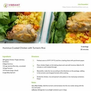 Weight loss meal plan & Recipes by clinical nutritionist